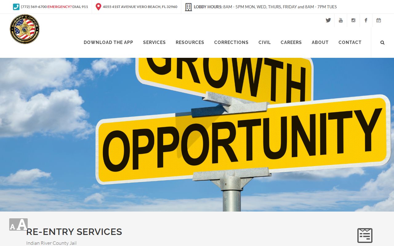 Indian River County released inmate reentry services and bicycle program